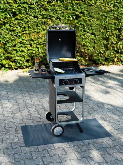 Tapet mbrojtës për grill WENKO Body Sculpture SUMA, 60 x 120 cm, i zi