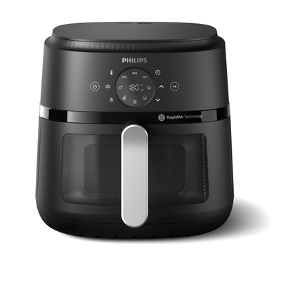 Fritezë me ajër Philips 2000 Series NA231/00, 1700W, 6.2L, e zezë
