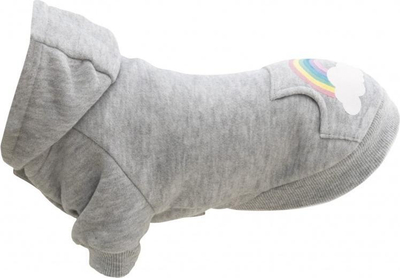 Bluzë për qen Trixie Rainbow Falls, XS 27cm, gri e çelët