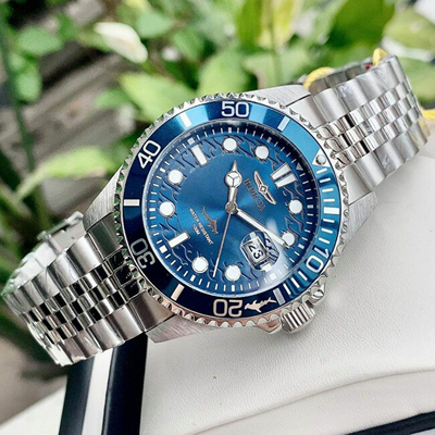 Orë dore për meshkuj Invicta Pro Diver Quartz 30956, e argjendtë