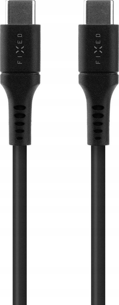 Kabllo USB‑C në USB‑C FIXED, 0.5m, 60W PD, e zezë