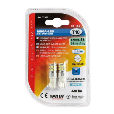 Lampa Led Pozicion 12-16v 36 Smd W2,1x9,5d Blister