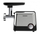 Grirëse mishi HEINNER DualSteel 2100 HMG-2100BKS3, 2100W, 1.8 kg/min, e zezë inox