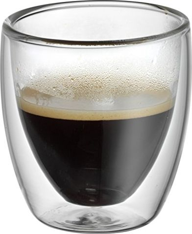 Set gotash espresso WMF Kult, xham me mure të dyfishta, 2 copë, transparent