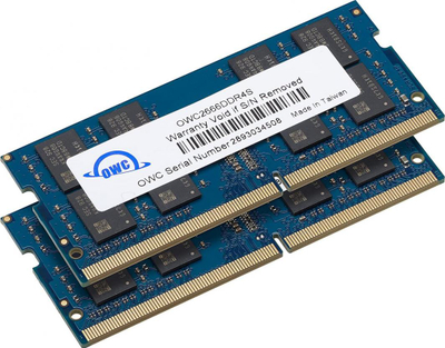 Memorie RAM për laptop OWC SODIMM, DDR4, 64 GB, 2666 MHz, CL17 (OWC2666DDR4S64P)