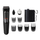 Trimer Philips Multigroom Series 3000 MG3740/15, për mjekër dhe flokë, pa kabllo, i zi