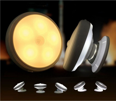 Llambë murale Maclean Energy MCE223, 11 LED, me sensor lëvizjeje, e bardhë