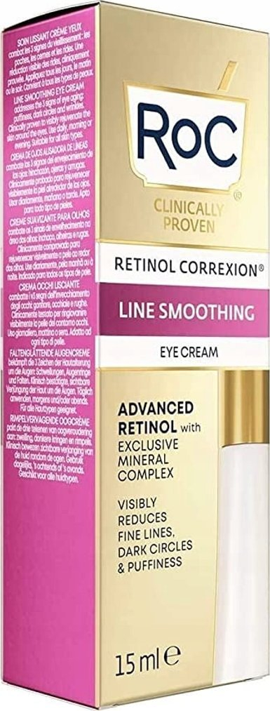 Krem sysh RoC Retinol Correxion Line Smoothing, kundër rrathëve të zinj, kundër rrudhave, 15ml