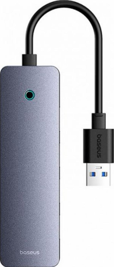 HUB USB Canyon, 4 porta USB 3.0, USB-C karikim, 15 cm, gri
