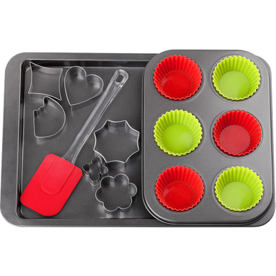 Set për pjekje Lamart LT3039, e zezë, 15 pjesë