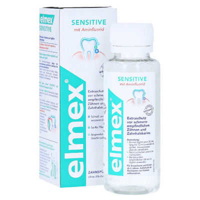 Ujë pastrues për gojë Elmex Sensitive, 100 ml