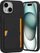 Këllëf telefoni Mercury Rail 2 Card për iPhone 15, vend për 2 karta, i zi