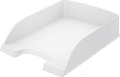 Tabaka dokumentesh Leitz Plus, plastike, transparente, e bardhë