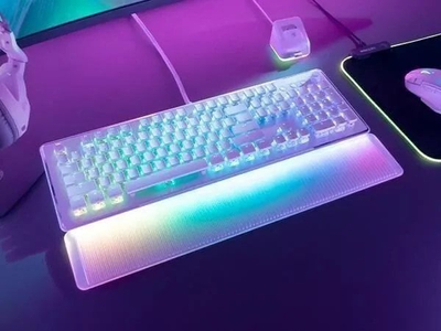 Tastierë gaming ROCCAT Vulcan II Max, optiko mekanike, RGB, e bardhë