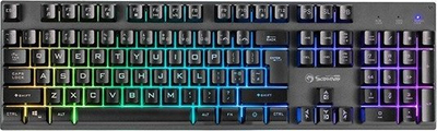 Tastierë gaming Marvo SOLDAT 20, me membranë, USB, me ndriçim RGB, e zezë
