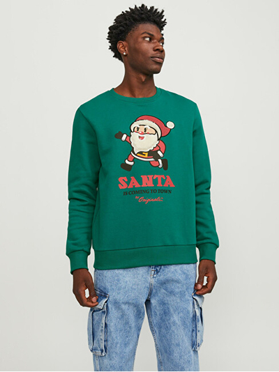 Duks Jack&Jones JORXMAS Standard Fit 12247523 Alpine Green