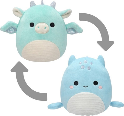 Lodër pelushi Kellytoy Squishmallows Flip A Mallows Miles dhe Lune, 5"