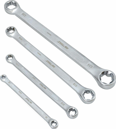 Set çelësa unazorë Torx AWTools AWTOOLS, E6 E24, 4 copë, çelik CrV