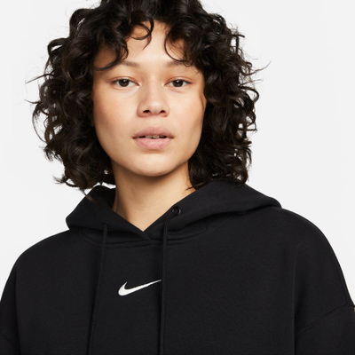 Bluzë me kapuç Nike Phoenix Fleece Oversized, e zezë