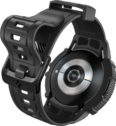 Rrip mbrojtës Spigen Rugged Armor Pro për Samsung Galaxy Watch 6 40mm, TPU, i zi