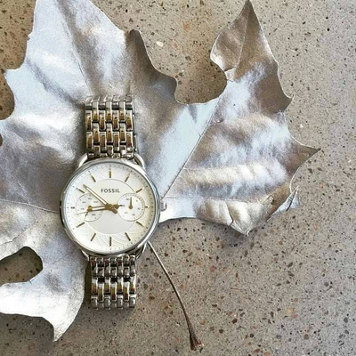 Orë dore Fossil Tailor ES 3712