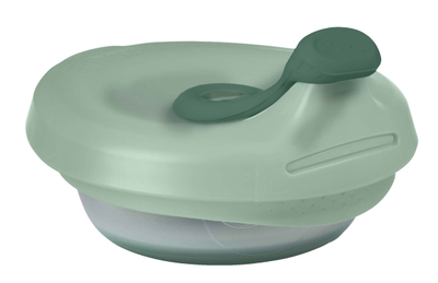 Enë ushqimi për bebe b.box Fill + Feed Bowl, silikoni, kundër rrjedhjes, blu