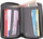 Portofol Lifeventure RFiD Bi-Fold, material i ricikluar, me zinxhir, gri i errët