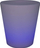 Vazo që ndriçon Eurotrail LED Round, e rikarikushme, 38 cm, e bardhë