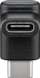 Adapter USB Type C Goobay, USB C F në USB C M, 90°, i zi