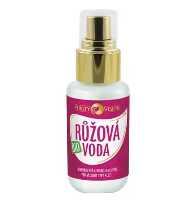 Ujë trëndafili Purity Vision Rose Water Damask, 100% natyral, për fytyrë