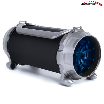 Kuti muzike Bluetooth Audiocore AC890 Bazooka, 100W, bateri 2000mAh, e zezë