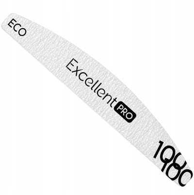Limë profesionale për thonj Excellent PRO ECO NF21, granulim 100 100, formë boat zebra
