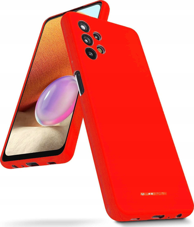 Kapak silikoni Mercury për Samsung Galaxy A13 4G, i kuq