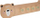 Varëse muri për rroba për kalamaj Teddy Bear, MDF, 47 x 14.5 cm, bezhë