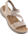 Sandale për femra Rieker 64870-62, shollë komforti, madhësia 37, bezhë