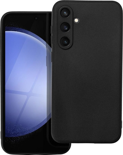 Maskë telefoni Forcell Soft për Samsung Galaxy S23 FE, silikon, mat, e zezë