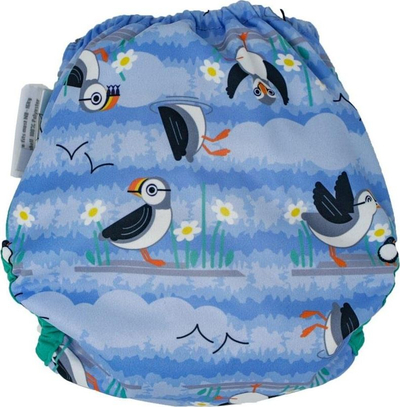 Mbulesë pelene Close Caboo Cover Blue Puffin, 3-16 kg, e kaltër