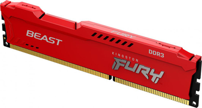 Memorie Kingston Fury Beast, DDR3, 8 GB, 1866 MHz, CL10, KF318C10BR/8