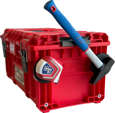 Mbajtës magnetik Qbrick ULTRA RED HD, i vesh o me gomë, 88 mm, M8, i zi