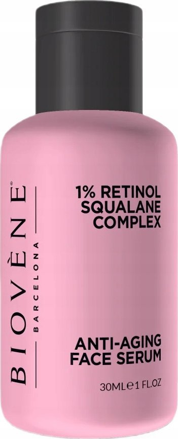 Serum per fytyrë Biovene kundër plakjes, 1% retinol, kompleks me squalane, 30 ml