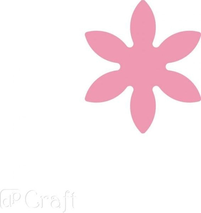 Grirëse dekorative Dalprint Daisy, 2.5 cm, për letër dhe shkumë