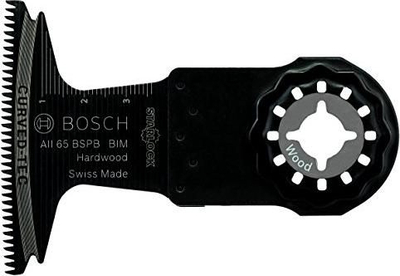 Teh për multi-vegël Bosch AII 65 BSPB Starlock, BIM për dru të fortë, i zi