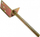 Bazament i rregullueshëm për shtylla Matoga Type L, shufër Ø18mm 20cm, i galvanizuar
