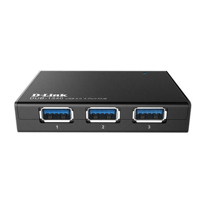 Hub USB D-Link DUB-1340, 4 porta, USB 3.0, i zi