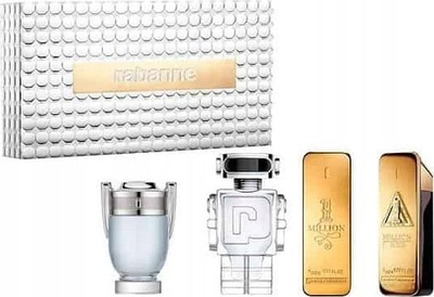 Set parfumesh për burra Paco Rabanne Mini Set, 4 copë, shumëngjyrësh