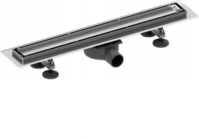 Kanaletë dushi SpiroFlex AQUA STEEL SLIM 40, 800 mm, inoks