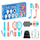 Pako aksesorësh Hurtel Nintendo Switch 2, 15 me 1, për familje, portokalli me blu