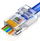Konektor rrjeti PremiumCord RJ45, 8 pina, UTP Cat6, transparent