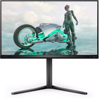 Monitor gaming 24.5", 300Hz, me rregullim lartësie, i zi