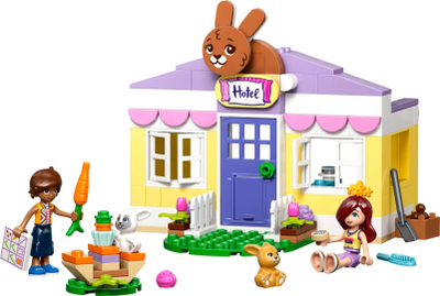 Lodra ndërtimi LEGO Friends Rabbit Hotel in Heartlake City 42679, set kreativ, shumëngjyrësh